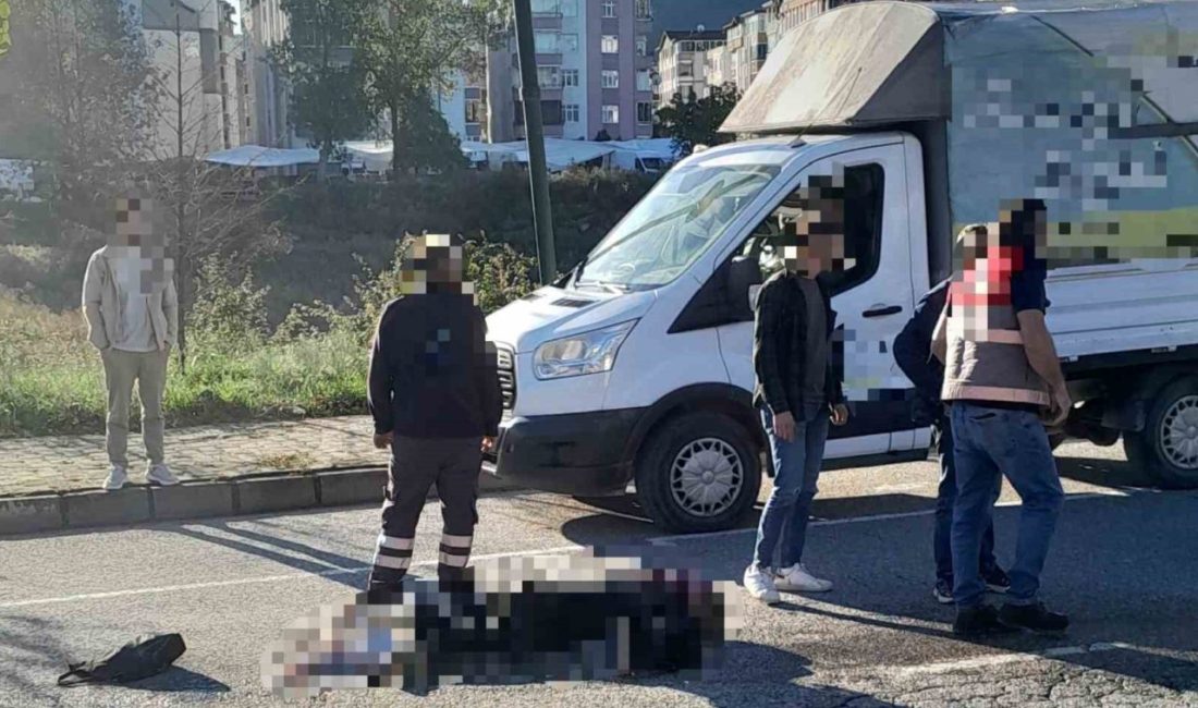 Ordu’nun Fatsa ilçesinde kamyonun çarptığı kadın, kaldırıldığı hastanede hayatını kaybetti.