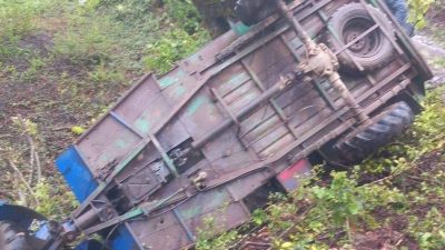 Ordu’nun Fatsa ilçesinde ’patpat’ olarak bilinen tarım aracının devrilmesi sonucu