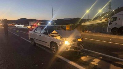 Adıyaman’ın Gölbaşı ilçesinde otomobil ile motosikletin çarpışması sonucu 1 kişi