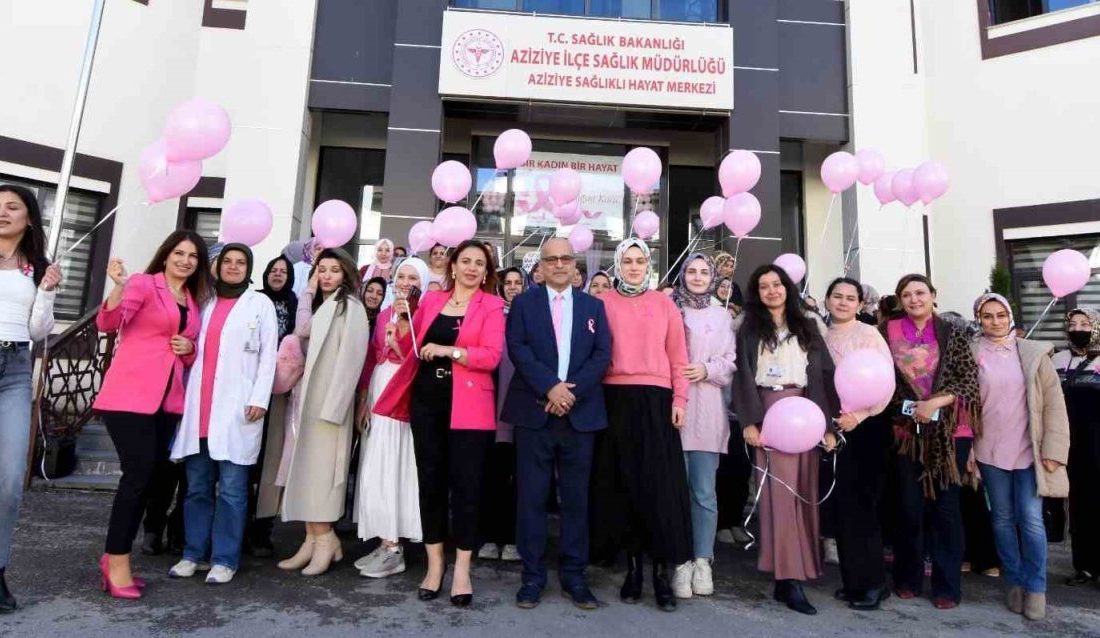 Aziziye İlçe Sağlık Müdürlüğü’nde 1-31 Ekim “Meme Kanseri Farkındalık Ayı”