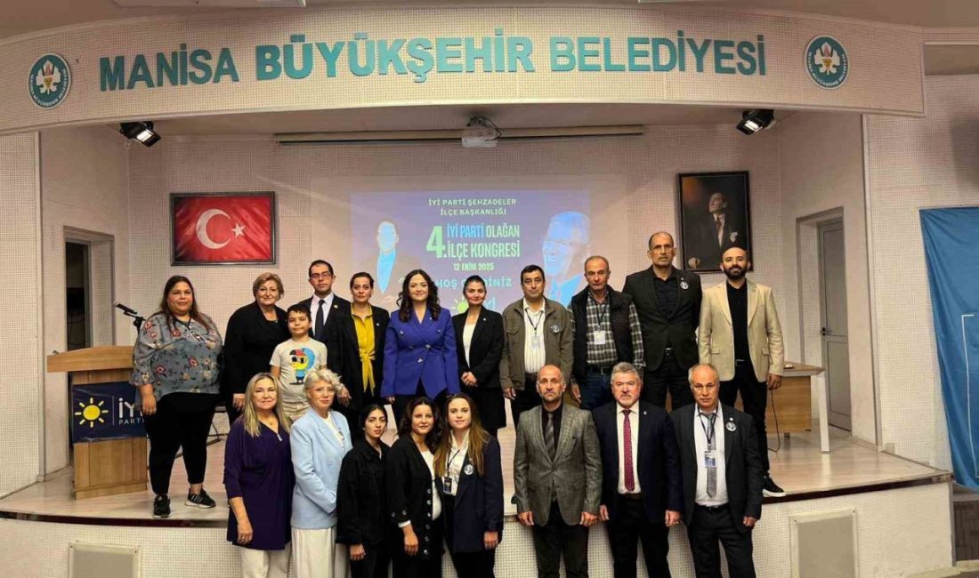 İYİ Parti Şehzadeler İlçe Başkanlığı 4. Olağan Kongresi’nde mevcut başkan