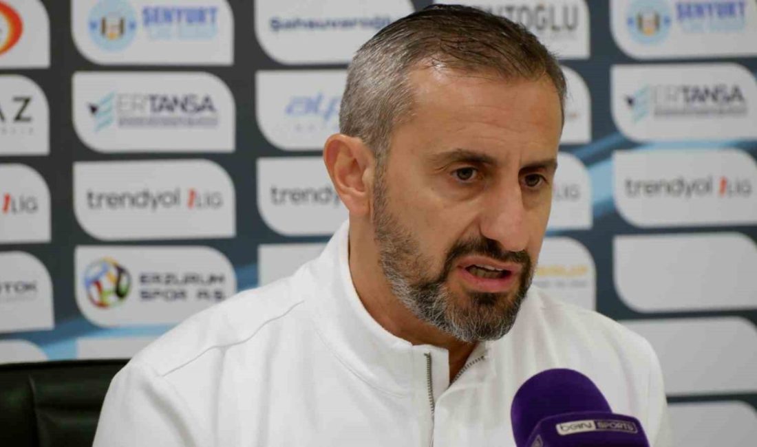 Erzurumspor FK Teknik Direktörü Serkan Özbalta, Vanspor FK maçının ardından,