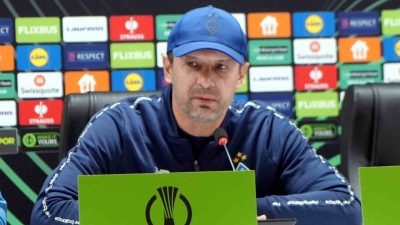 Dinamo Kiev Teknik Direktörü Oleksandr Shovkovskyi, Samsunspor ile oynayacakları UEFA