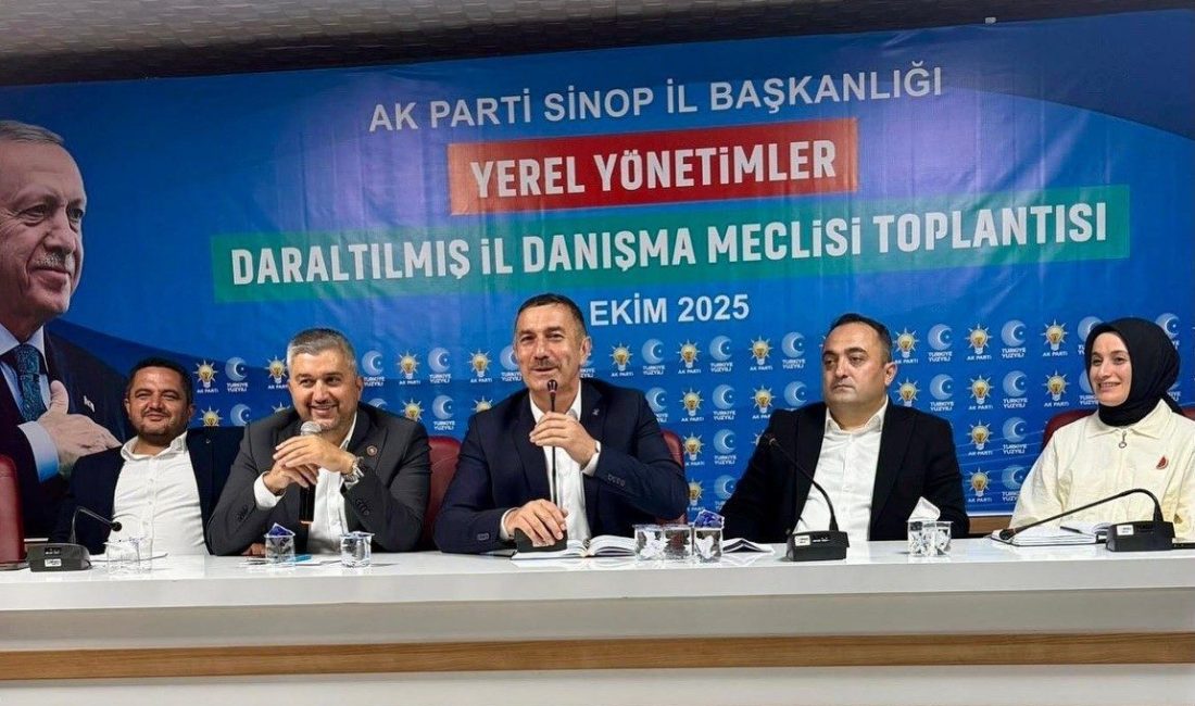 AK Parti Sinop İl Başkanı Yakup Üçüncüoğlu başkanlığında “Yerel Gündemli