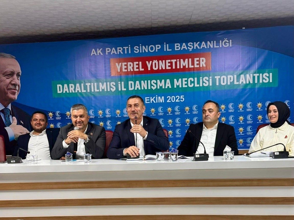 AK Parti Sinop İl Başkanı Yakup Üçüncüoğlu başkanlığında “Yerel Gündemli