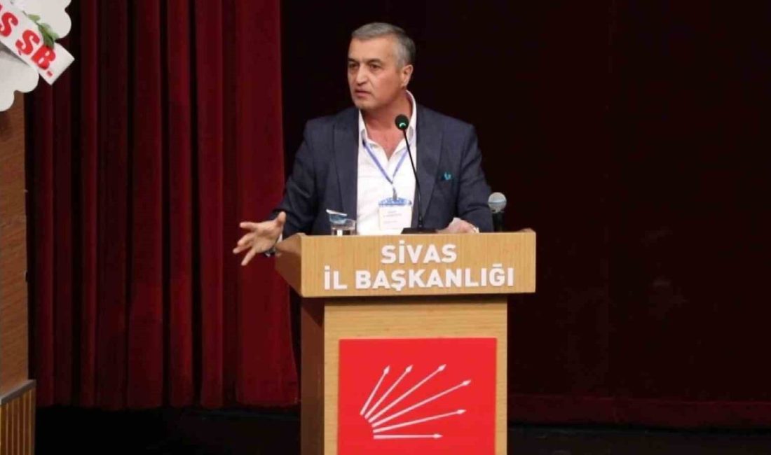 CHP Sivas İl Başkanlığı Olağan Genel Kurulu’nda, eski milletvekili adayı