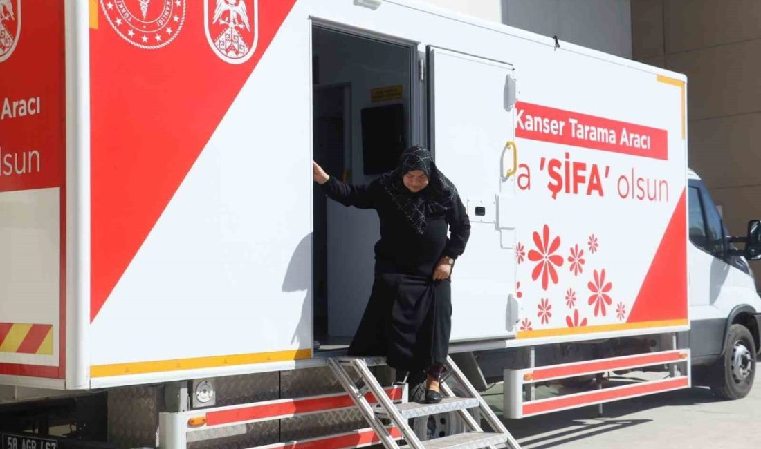 Sivas Valiliği himayesinde, İl Sağlık Müdürlüğü bünyesinde hizmete alınan Mobil