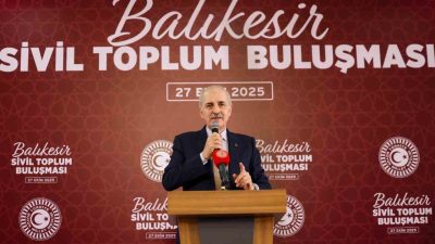 Türkiye Büyük Millet Meclisi (TBMM) Başkanı Numan Kurtulmuş, Balıkesir’de sivil