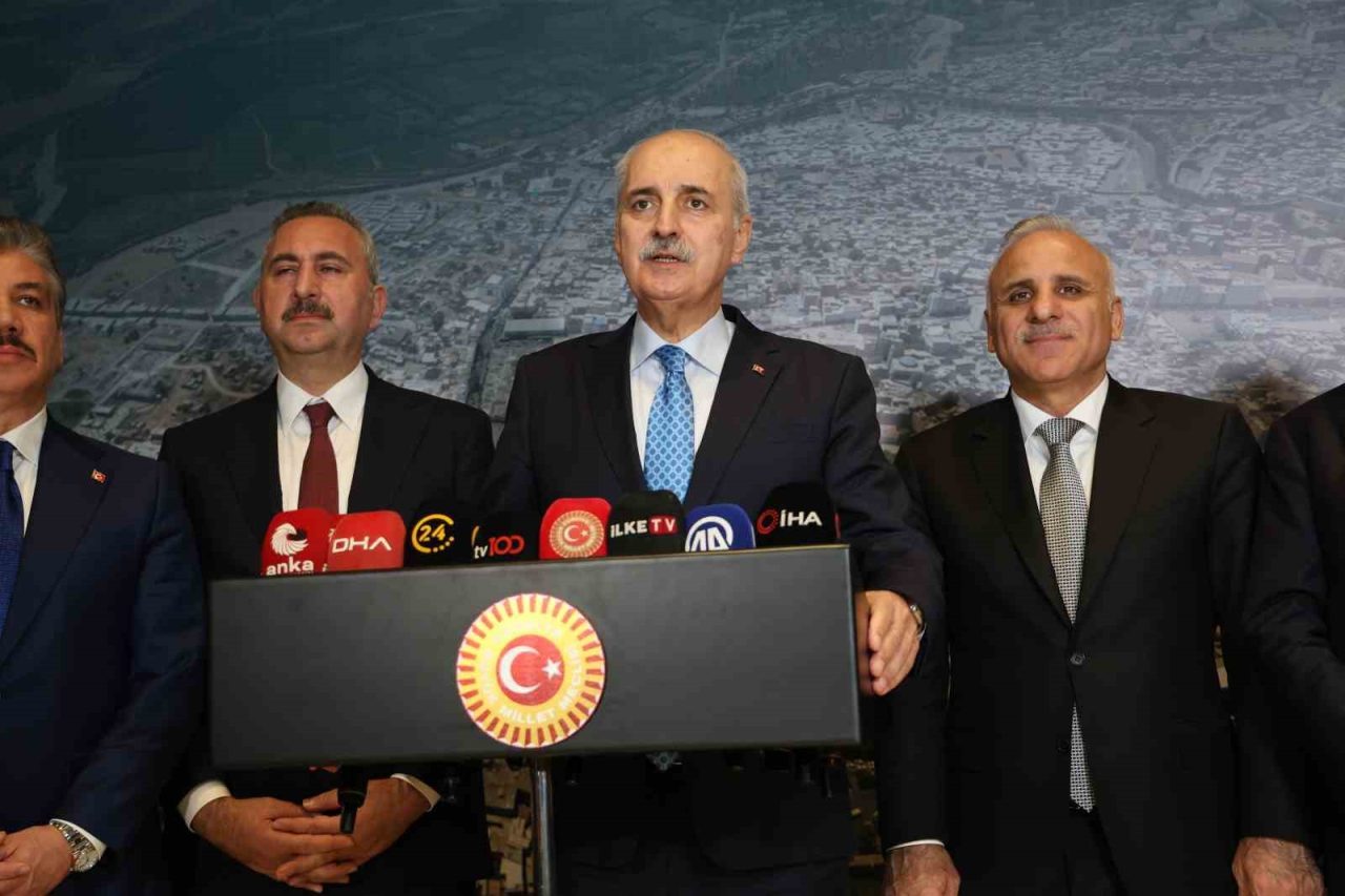 TBMM Başkanı Numan Kurtulmuş, Milli Dayanışma, Kardeşlik ve Demokrasi Komisyonu’nun