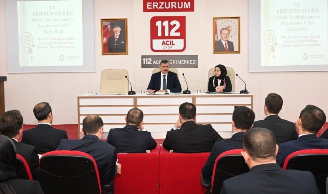 Vali Mustafa Çiftçi başkanlığında 2025 Yılı Performans (Karne) Göstergesi Değerlendirme