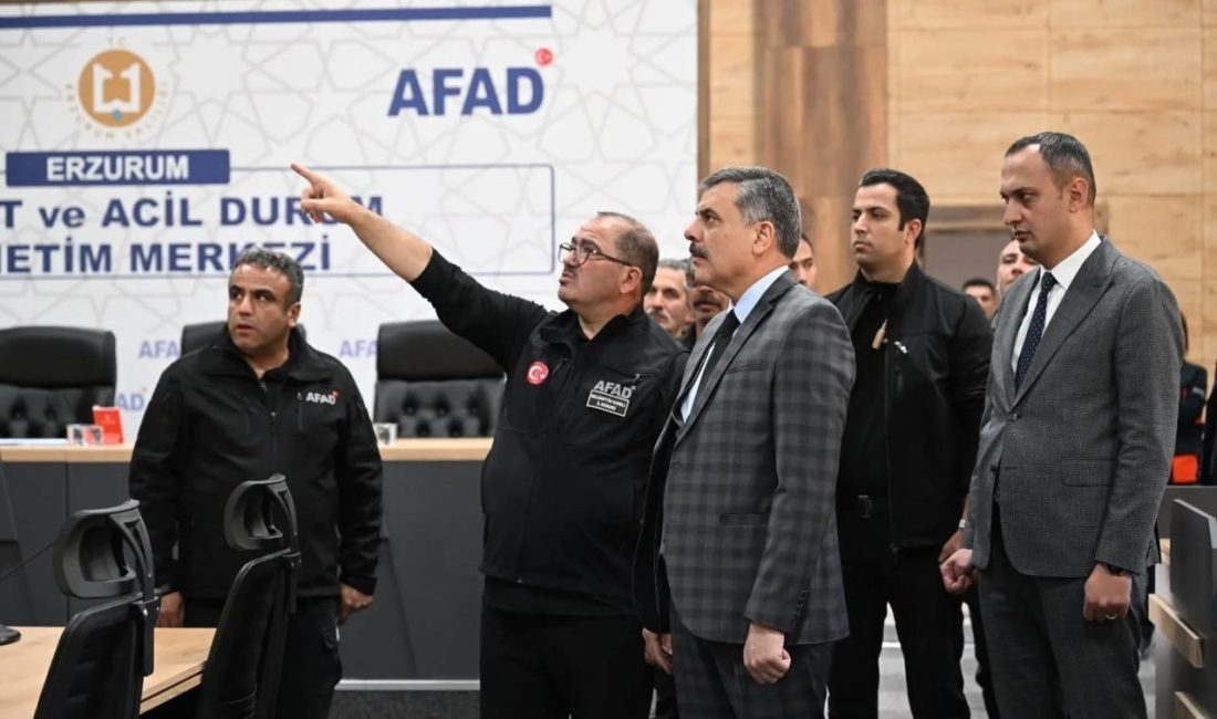 Vali Mustafa Çiftçi, yeni yapılan İl Afet ve Acil Durum