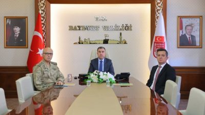 Bayburt Valisi Mustafa Eldivan, İçişleri Bakanı Ali Yerlikaya başkanlığında, 81