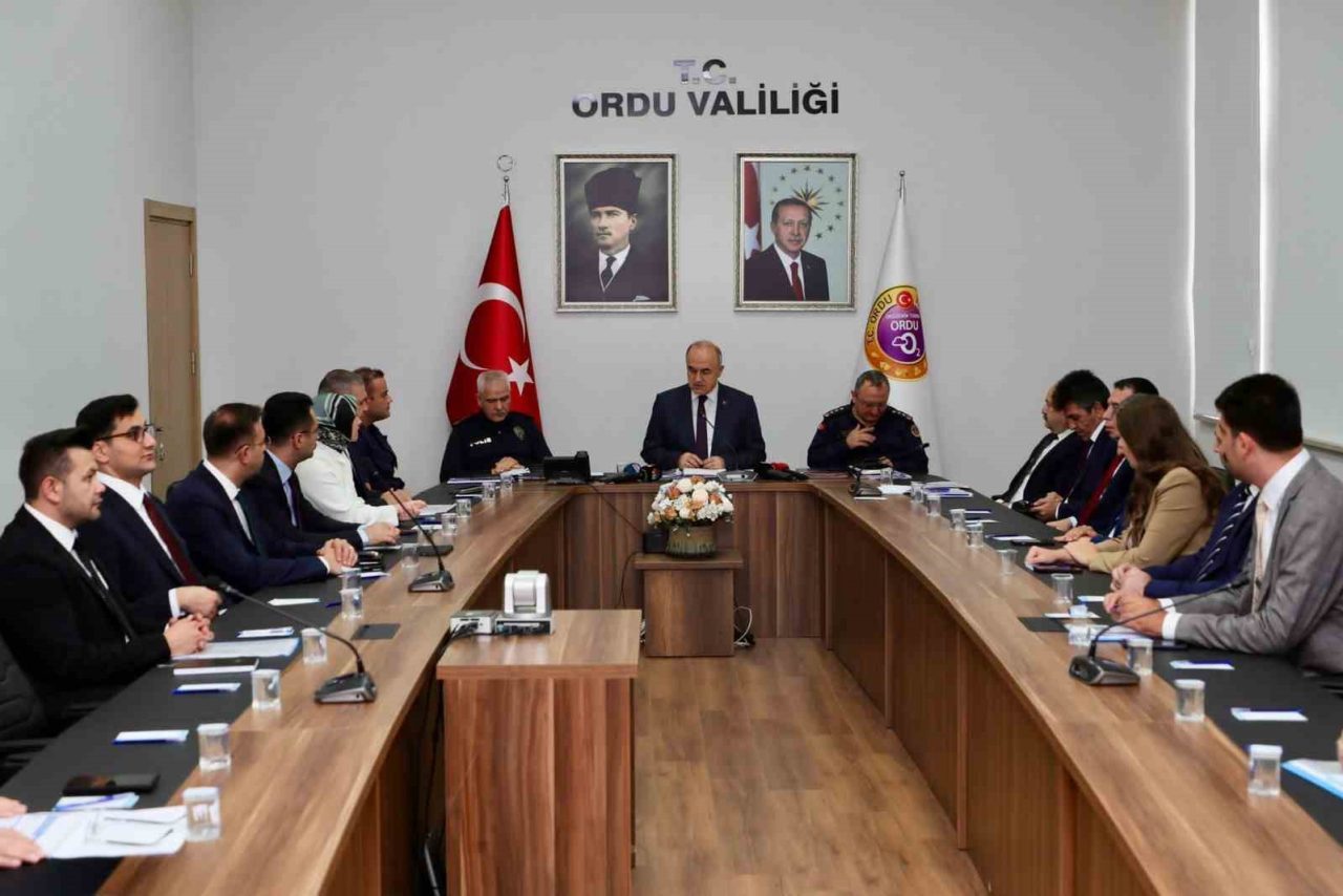 Ordu Valisi Muammer Erol, 2025 yılının ilk 9 ayında yürütülen