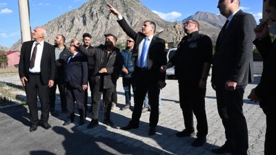Erzurum Valisi Mustafa Çiftçi, bir dizi ziyaret ve incelemelerde bulunmak
