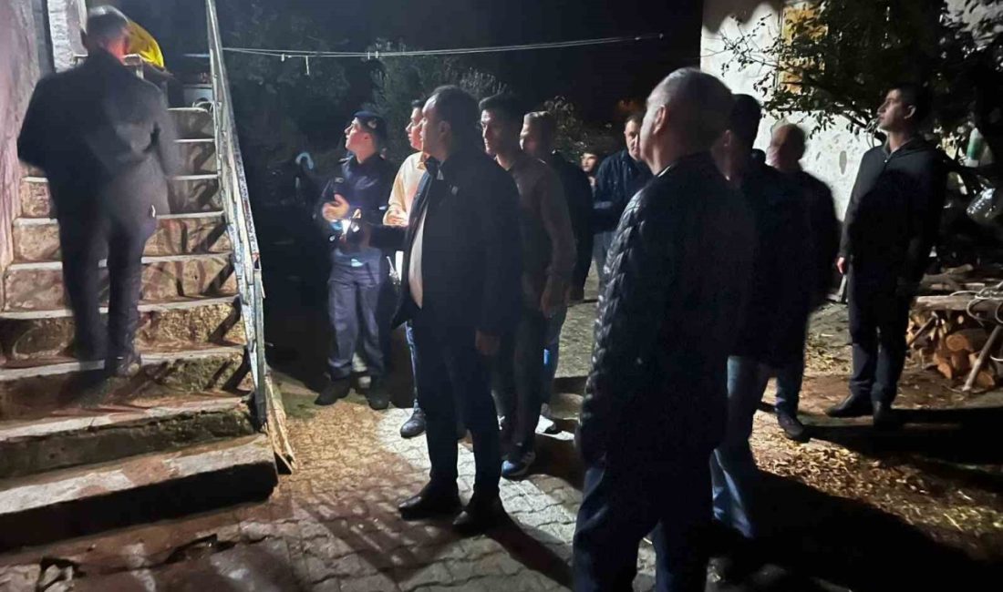 Manisa Valisi Vahdettin Özkan, Balıkesir’in Sındırgı ilçesinde meydana gelen ve