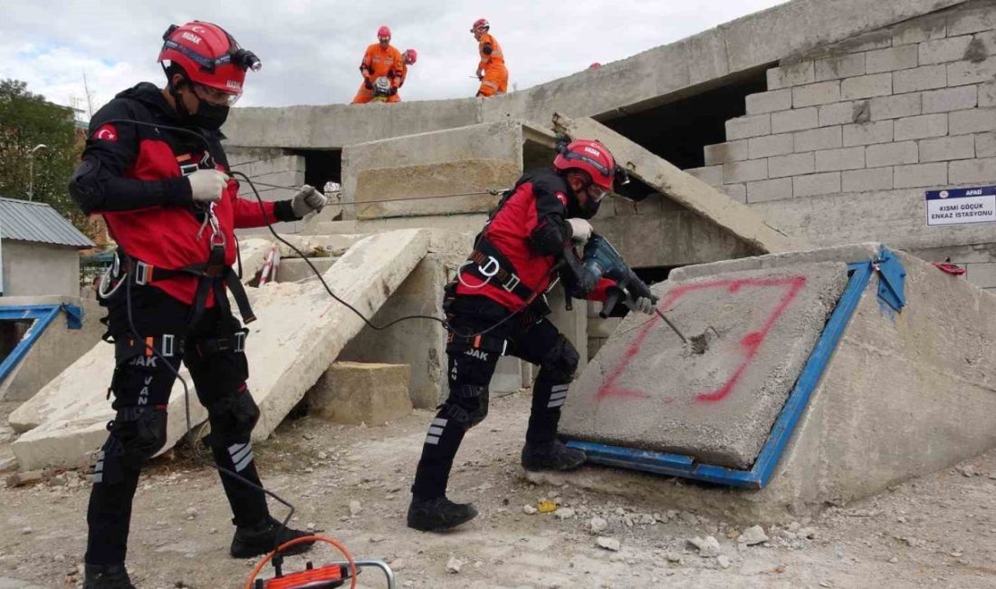 Van Afet ve Acil Durum (AFAD) İl Müdürlüğü öncülüğünde, 23