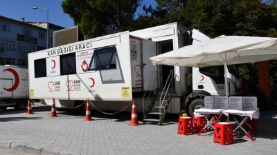 Türk Kızılay, Vezirköprü ilçesinde düzenlediği kan bağışı kampanyasında 92 ünite