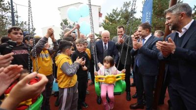Yakutiye Belediyesi, Atatürk Üniversitesi kampüsü içinde örnek bir park yaptı.