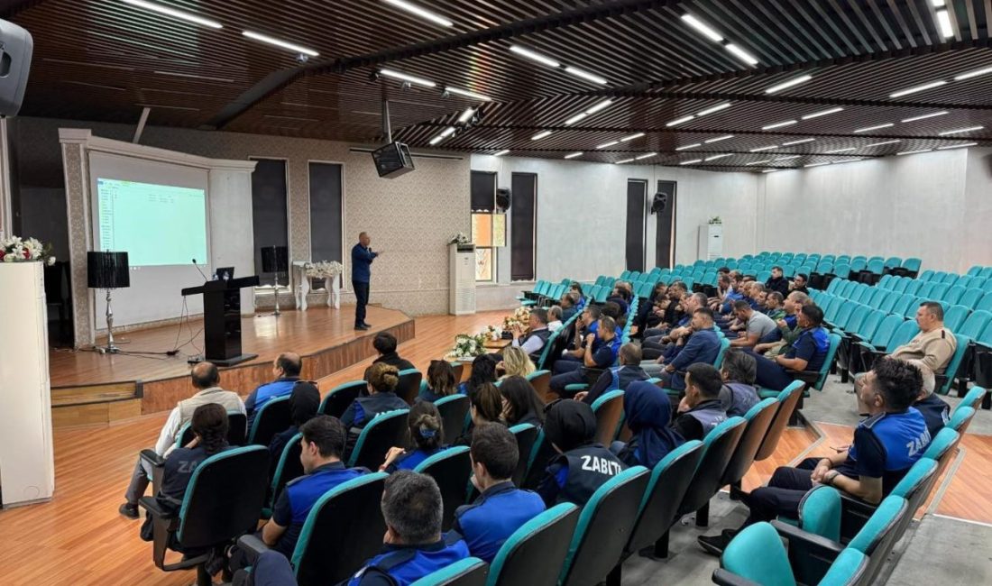 Erzincan’da Zabıta Müdürlüğü personeline, “İletişim Becerileri ve Öfke Kontrolü Eğitimi”