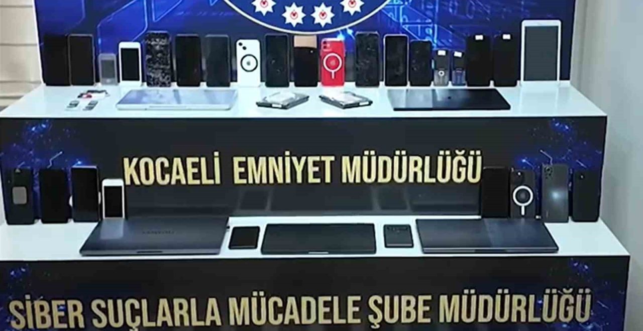 Kocaeli merkezli 11 ilde düzenlenen eş zamanlı dolandırıcılık operasyonunda çok