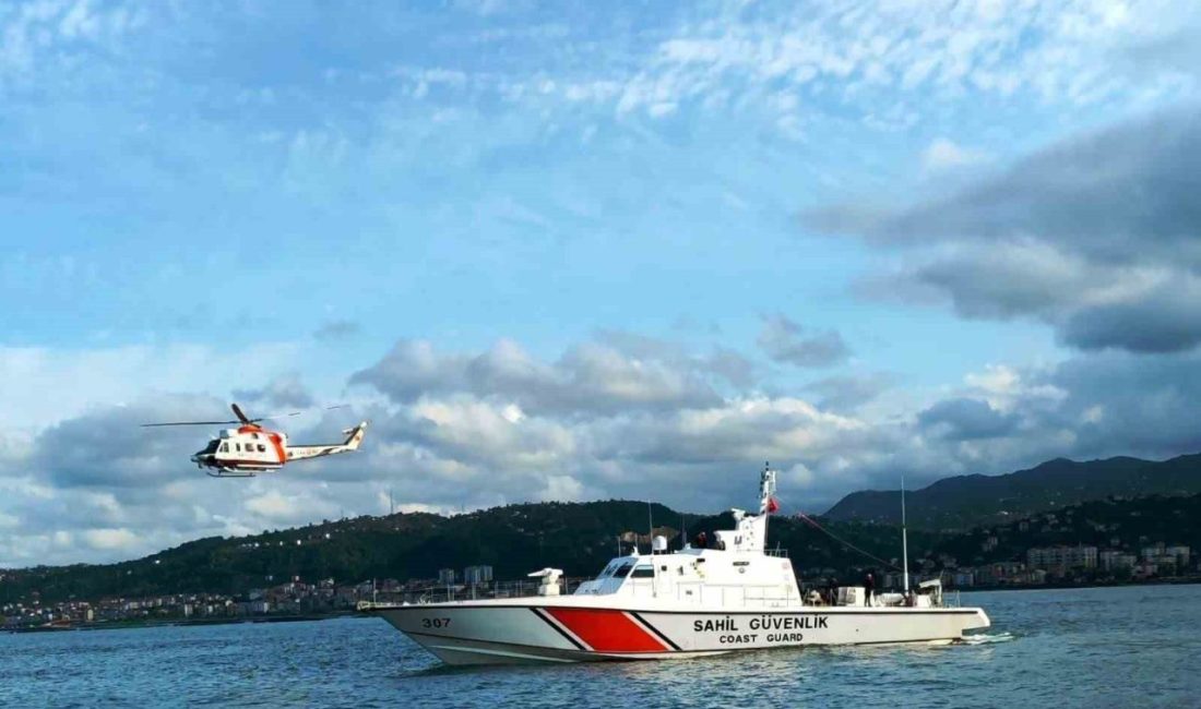 Trabzon’un Arsin ilçesinde 16 Ekim 2025 tarihinde balık avlarken denizde