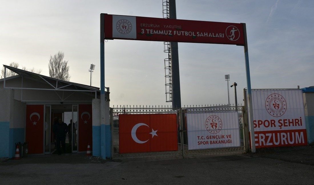 Erzurum’da amatör futbolun kalbinin attığı 3 Temmuz Stadı’nda değişim ve
