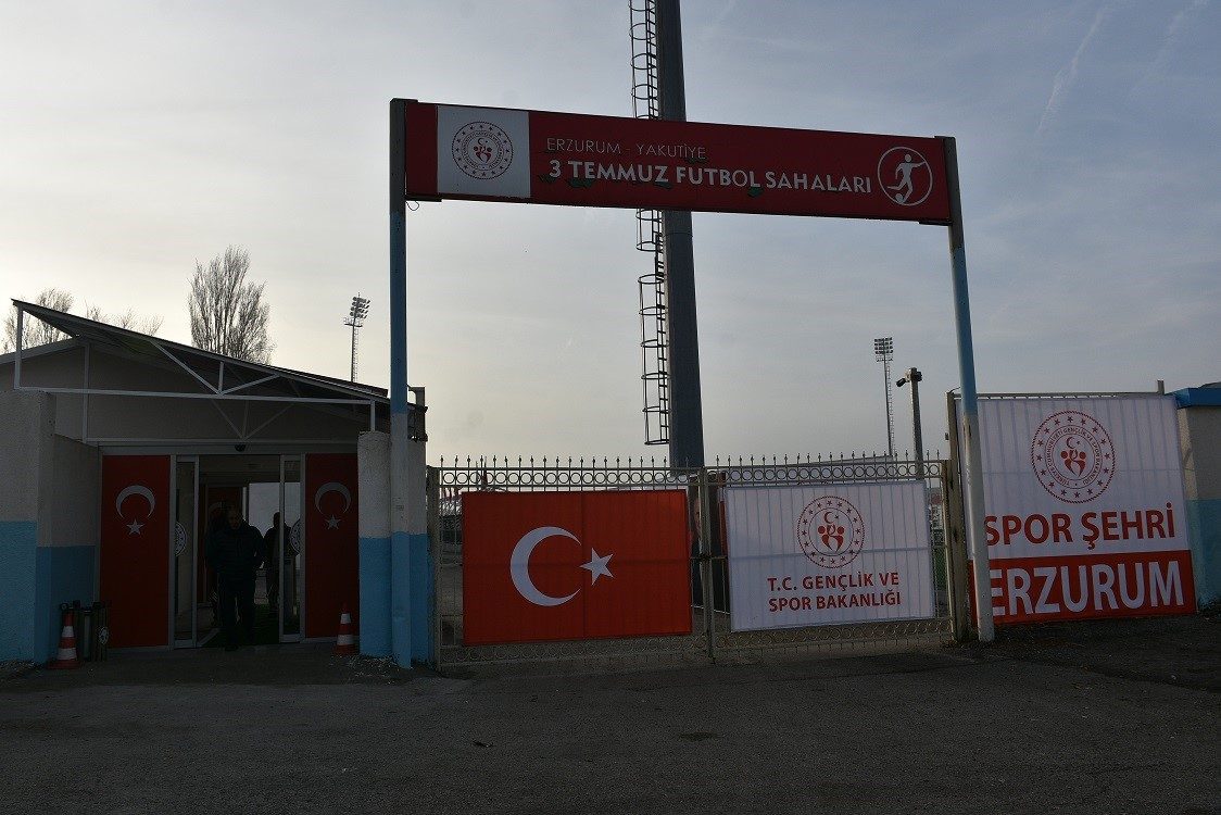 Erzurum’da amatör futbolun kalbinin attığı 3 Temmuz Stadı’nda değişim ve