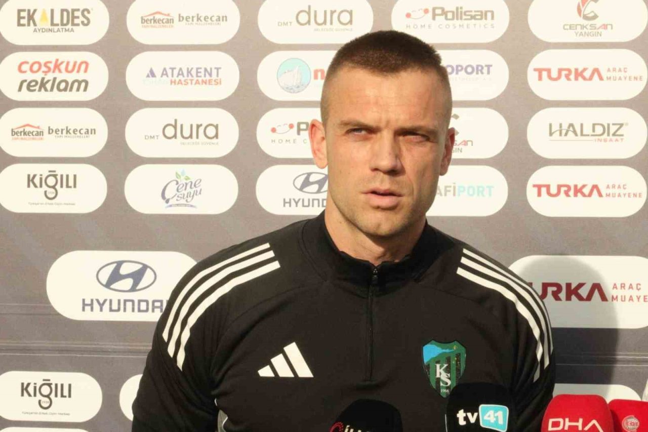 Kocaelispor’da kaleci Aleksandar Jovanovic antrenman öncesinde soruları yanıtladı. Galatasaray galibiyetinin