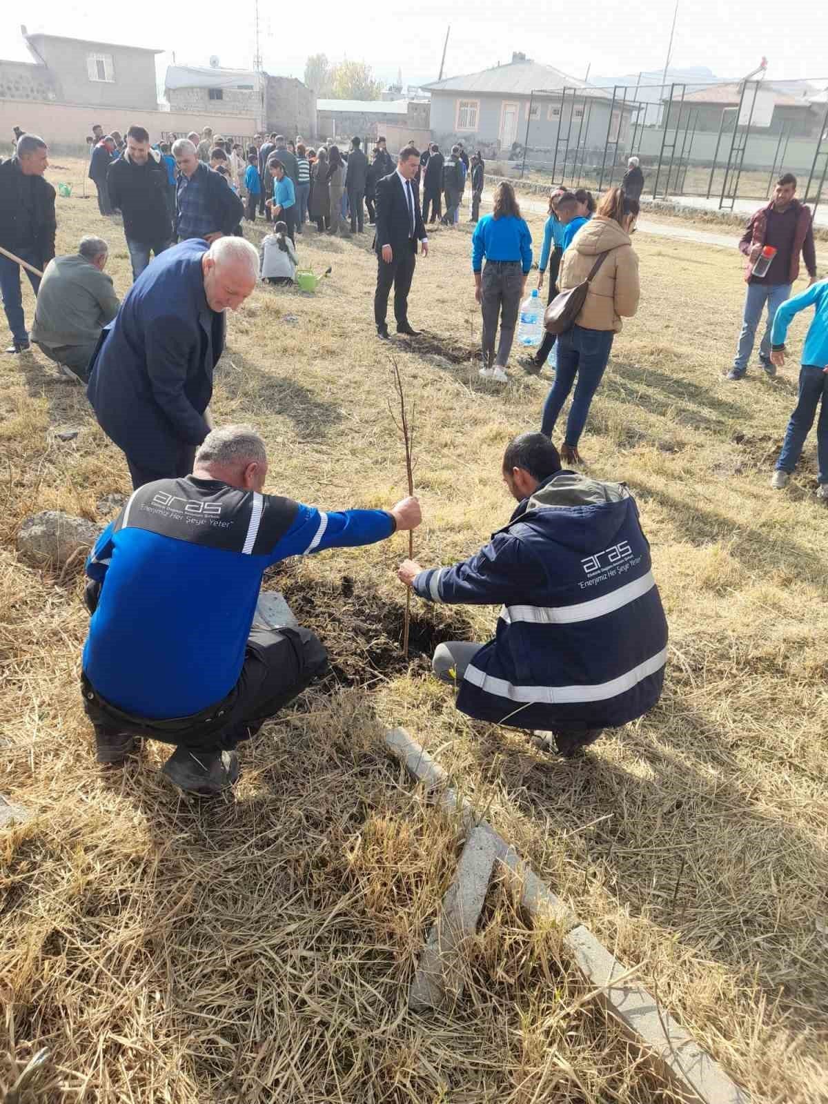 Aras Elektik, 11 Kasım Milli Ağaçlandırma Günü kapsamında sorumluluk bölgesinde