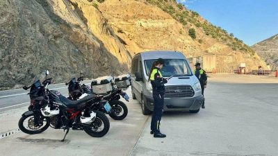 Artvin İl Jandarma Komutanlığı Trafik Timleri, Ekim ayı boyunca kent