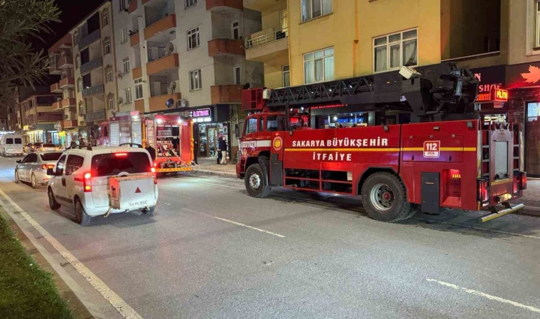 Sakarya’nın Karasu ilçesinde 5 katlı binanın dördüncü katında yapılan baca
