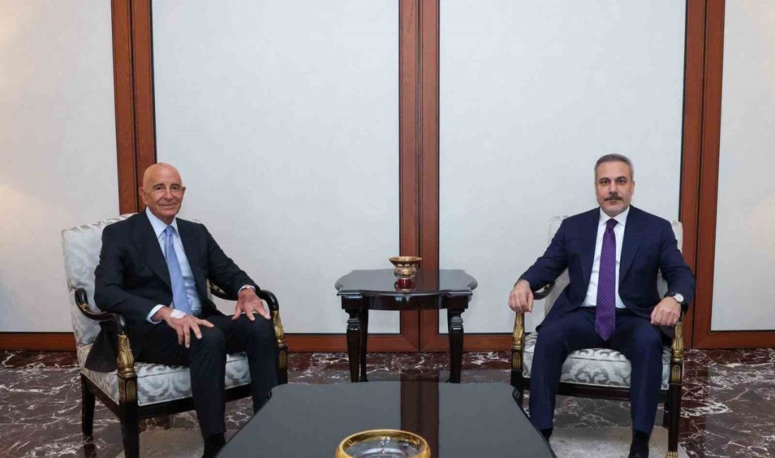 Dışişleri Bakanı Hakan Fidan, ABD’nin Ankara Büyükelçisi Tom Barrack ve