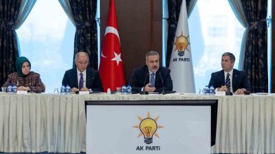 Dışişleri Bakanı Hakan Fidan, AK Parti Dış İlişkiler Başkanlığının düzenlediği