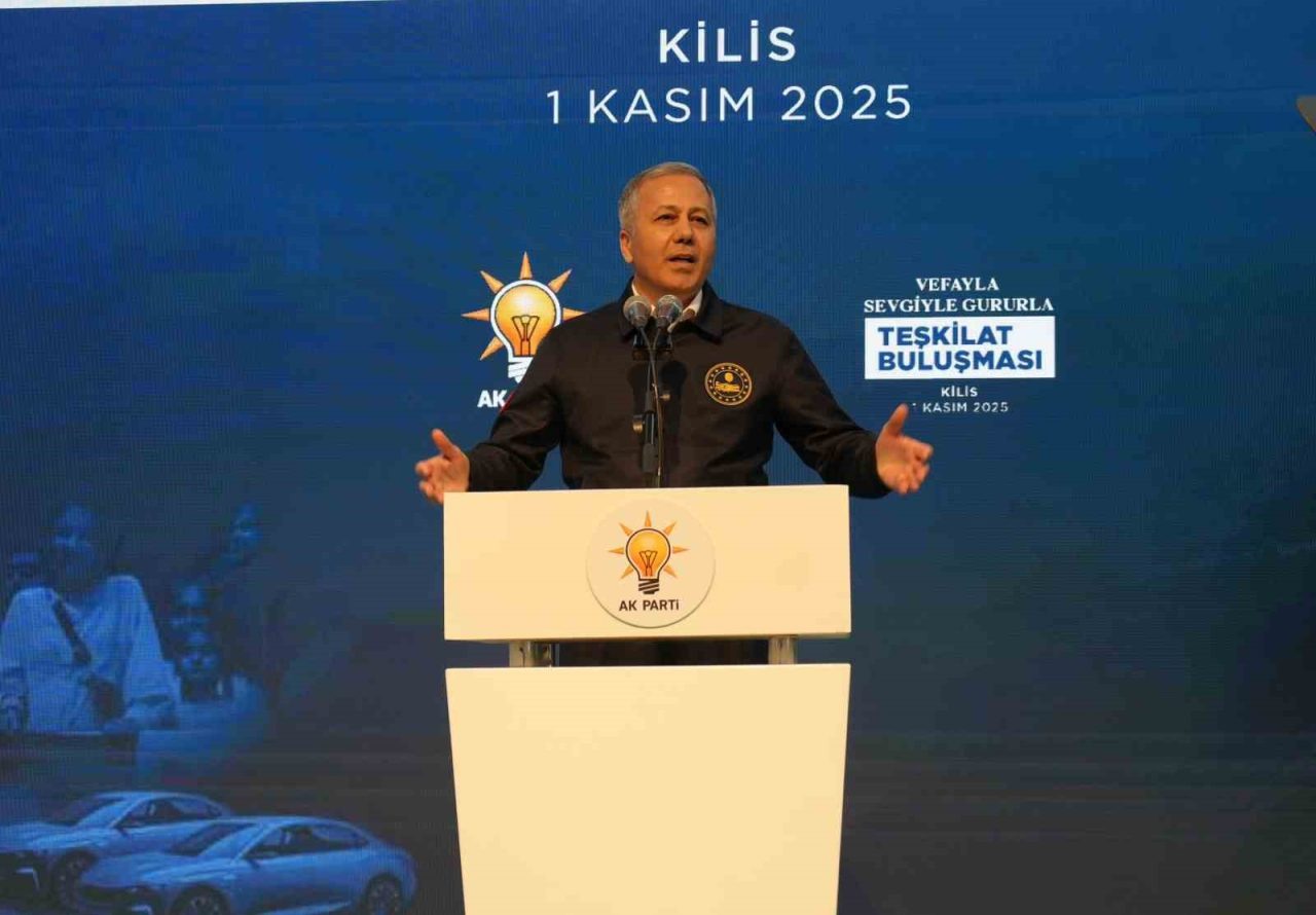 İçişleri Bakanı Ali Yerlikaya, Kilis’te AK Parti teşkilatı ile bir