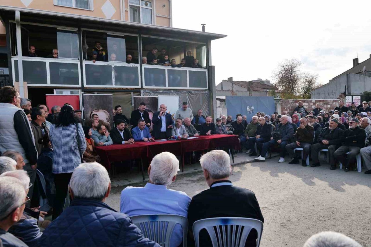 AK Parti Eskişehir İl Başkanı Gürhan Albayrak, Yeşiltepe Mahallesi’ndeki imar