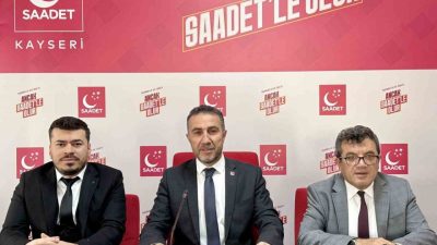 Saadet Partisi Kayseri İl Başkanı Erdal Altun yaptığı basın açıklamasında,