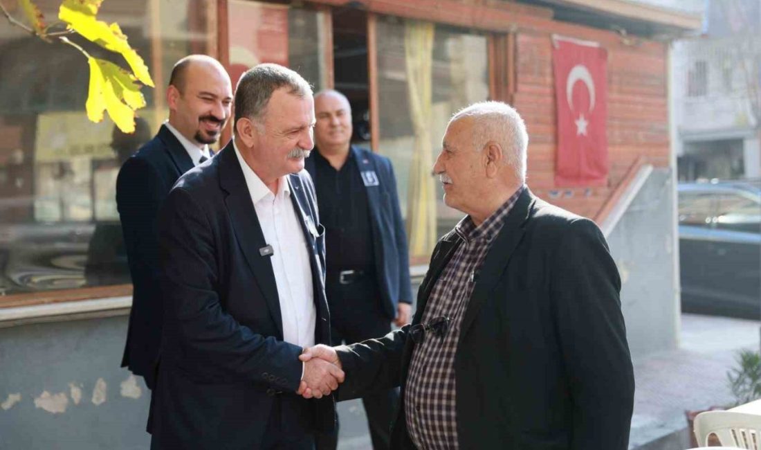 Mahalle ve esnaf ziyaretlerine hız kesmeden devam eden Yunusemre Belediye