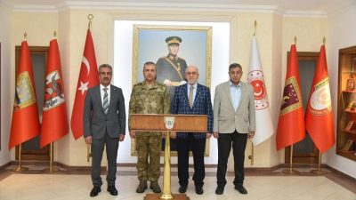 Elazığ Ticaret Borsası Başkanı Mehmet Ali Dumandağ, 8. Kolordu Komutanı