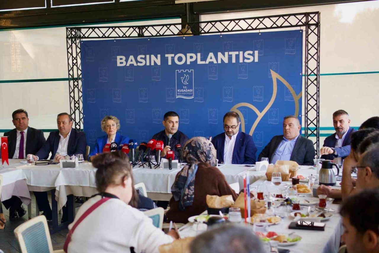 Kuşadası Belediye Başkanı Ömer Günel, 18’inci medya buluşmaları kapsamında Aydın’daki