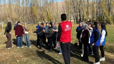 Bağımlılıkla mücadele kapsamında Bayburt Gençlik Merkezi tarafından gençlere yönelik etkinlik