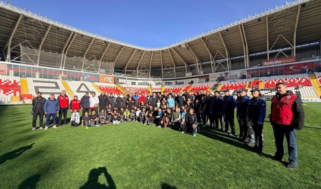 Erzincan İl Emniyet Müdürlüğü Spor Kulübü bünyesinde yer alan gençler,