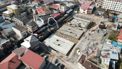 Erzurum Büyükşehir Belediyesi’nin Pasinler’de gerçekleştireceği kentsel dönüşüm projesinin temel atma