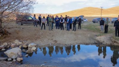 Bayburt’un Demirözü ilçesine bağlı Çatalçeşme köyünün içme suyu ihtiyacını karşılayacak