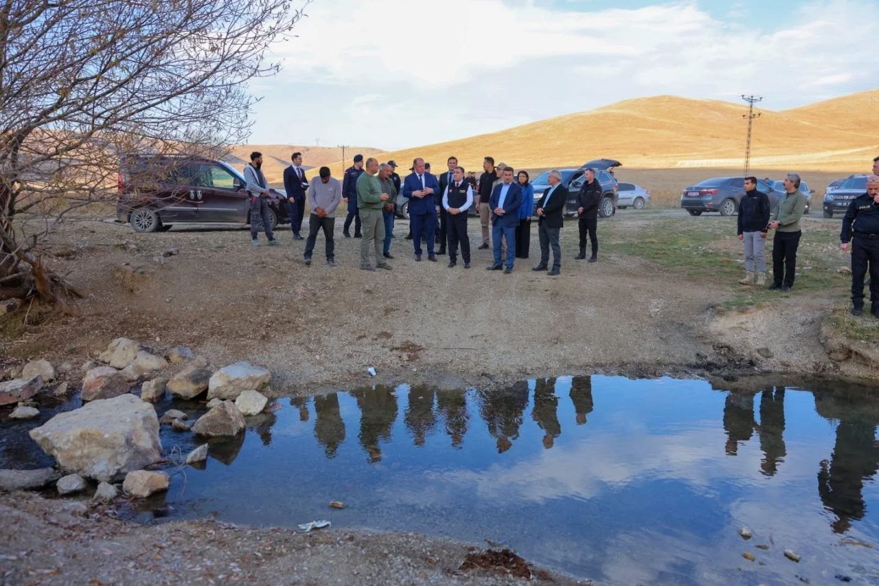 Bayburt’un Demirözü ilçesine bağlı Çatalçeşme köyünün içme suyu ihtiyacını karşılayacak