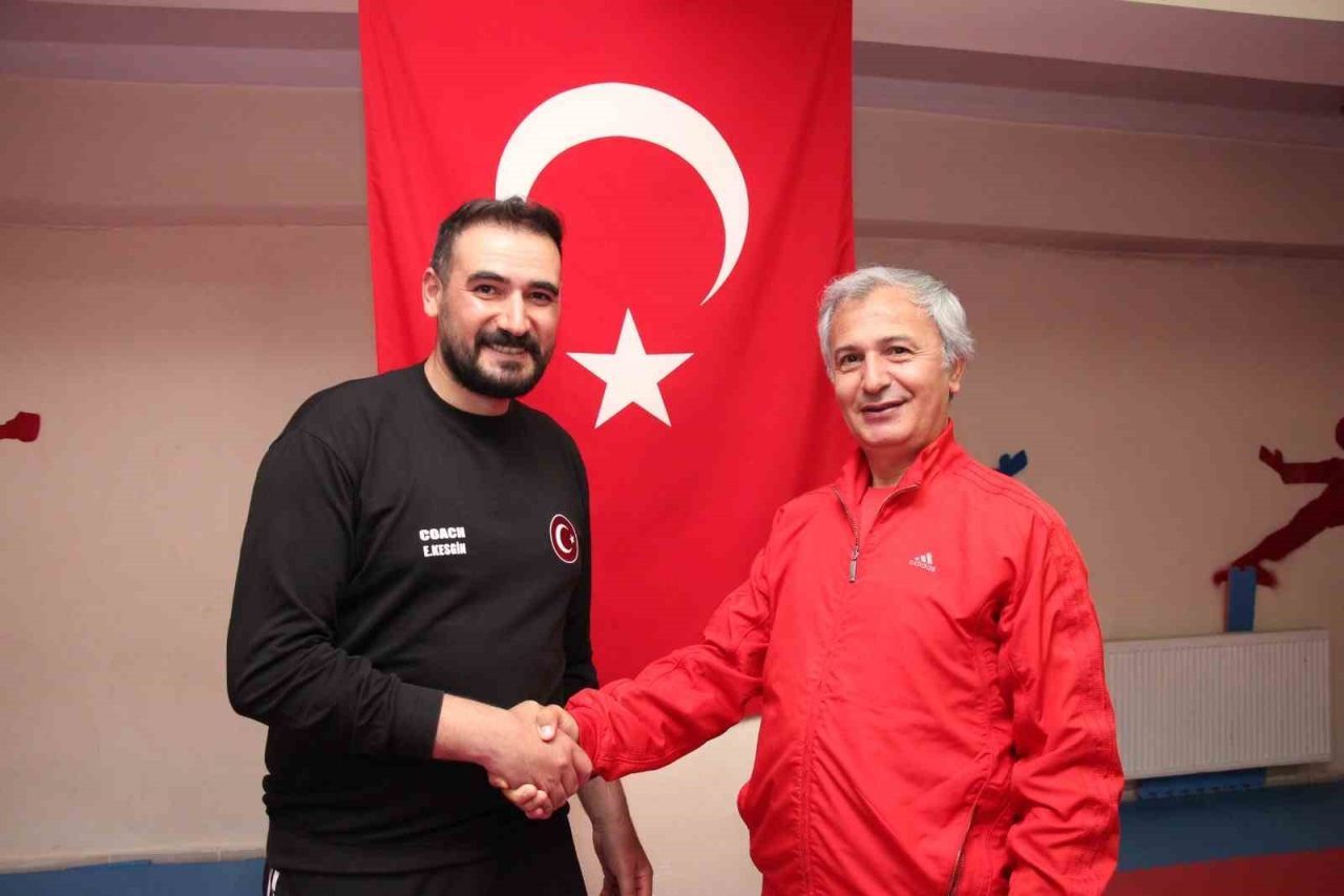 Erzurum’un Oltu ilçesinde 25 yıl önce tekvando sporuyla tanışan Milli