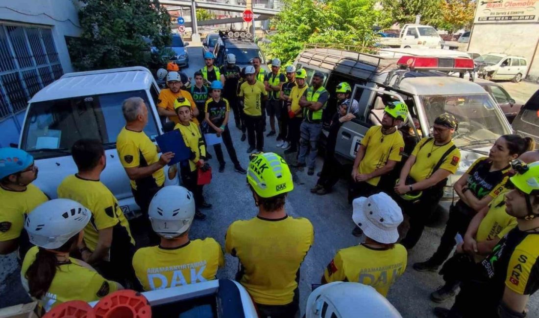 Denizli’de gönüllülük essana göre hizmet veren Dağ Arama Kurtarma (DAK)
