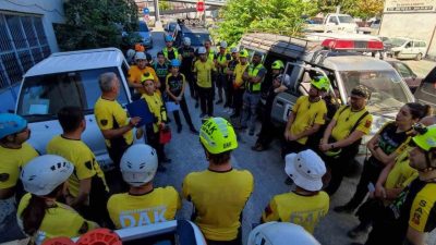 Denizli’de gönüllülük essana göre hizmet veren Dağ Arama Kurtarma (DAK)