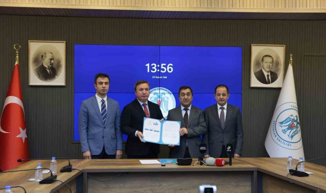 Erzincan’da Doğu Anadolu Projesi (DAP) kapsamında desteklenecek 3 proje için