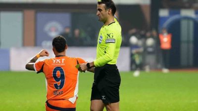 Başakşehir’de Alman futbolcu Davie Selke, Kasımpaşa maçında çift sarı karttan