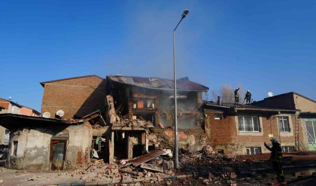 Erzurum’un Yakutiye ilçesinde bugün sabah saatlerinde meydana gelen doğalgaz patlamasıyla